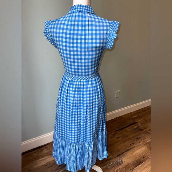 Draper James Flutter Sleeve Patio Shirt Dress Size 0 - Picture 2 of 2